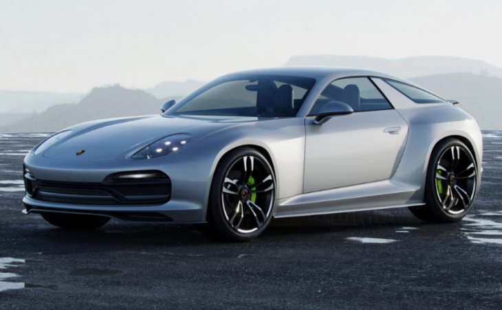 modern porsche 928 envisioned, looks absolutely spot on