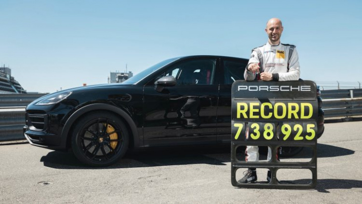 porsche cayenne coupe sets nurburgring record, turbo s? (video)