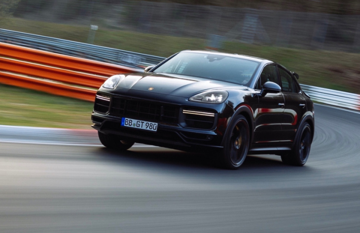 porsche cayenne coupe sets nurburgring record, turbo s? (video)