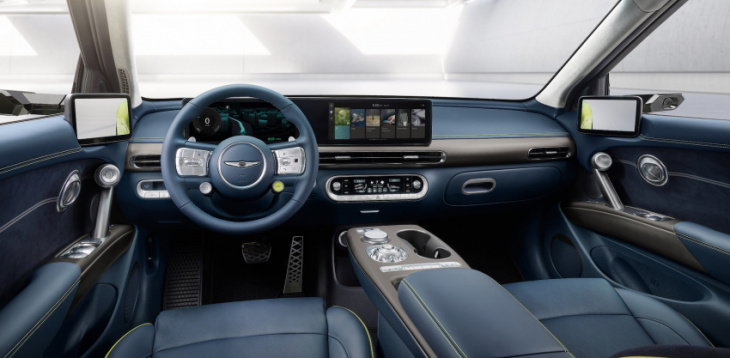 fully electric genesis gv60 design officially revealed, inside & out