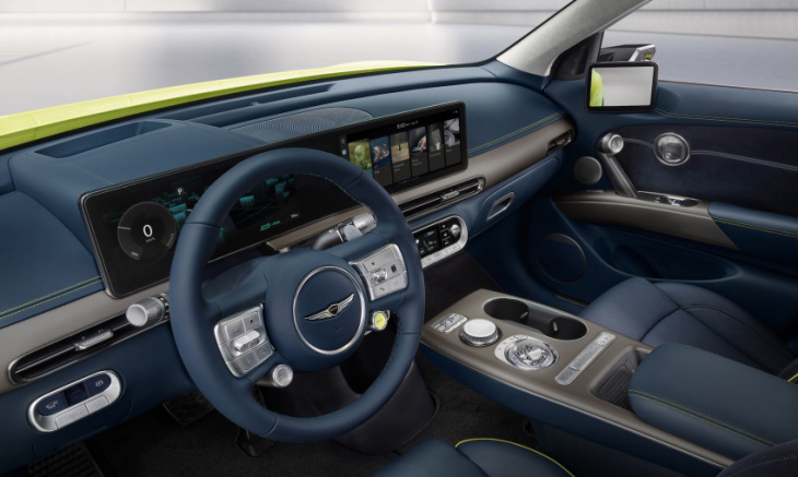 fully electric genesis gv60 design officially revealed, inside & out