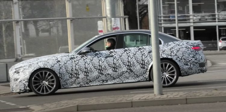 2022 mercedes-amg c 63 prototype spotted? (video)