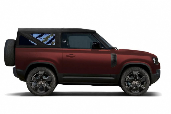 unofficial land rover defender convertible on way