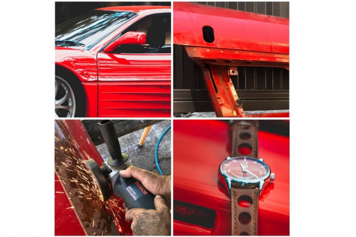 we road test the watch made from a wrecked ferrari