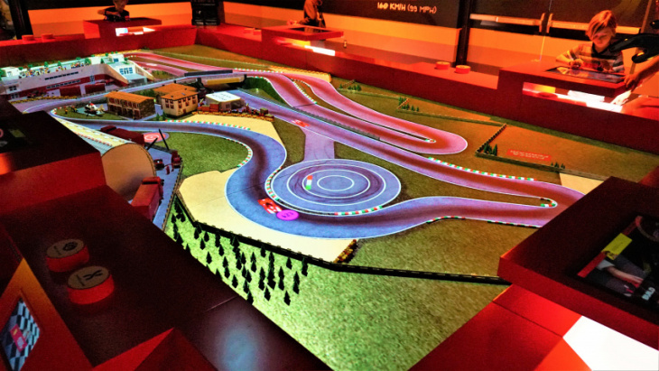 build your own ferrari out of bricks—and race it—at legoland