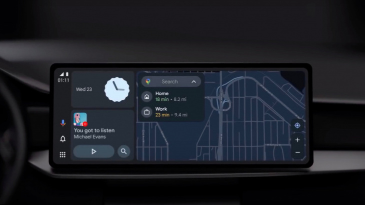 android, android auto updated with split-screen view for all