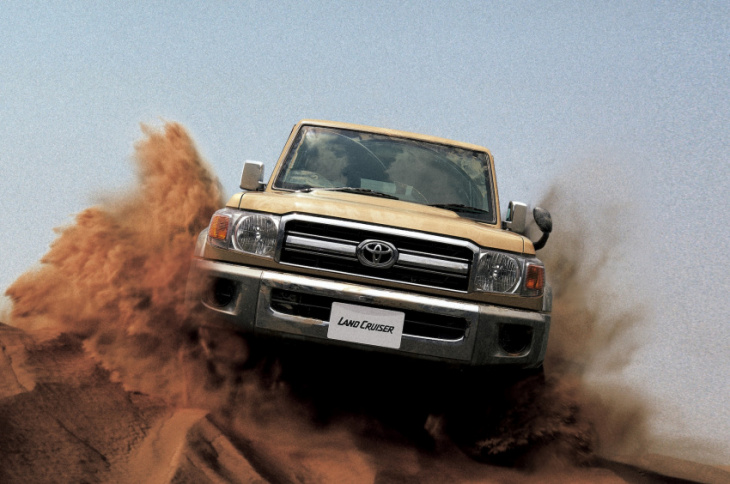 the forbidden toyota land cruiser 70 is sold out with a two year waitlist