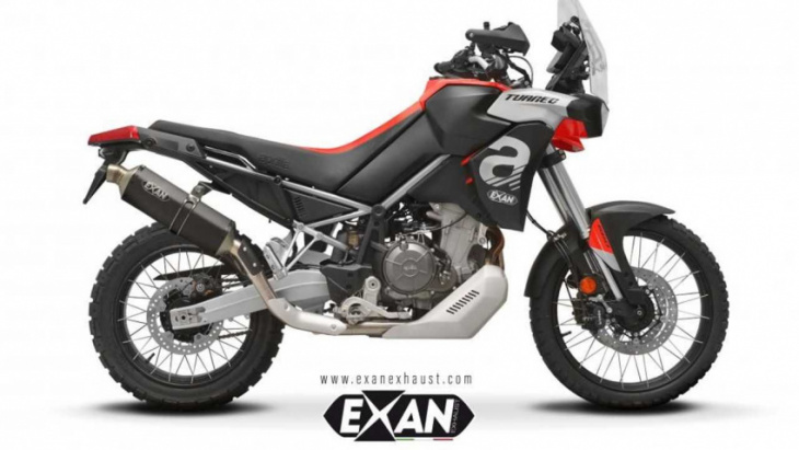 exan releases two exhaust options for the aprilia tuareg 660