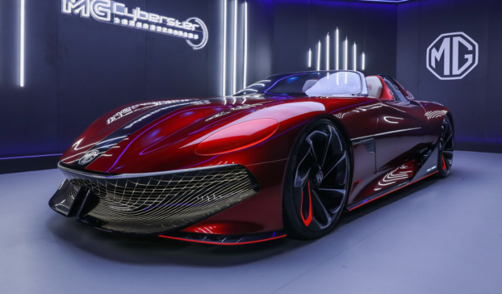 mg cyberster electric sports to launch in 2023