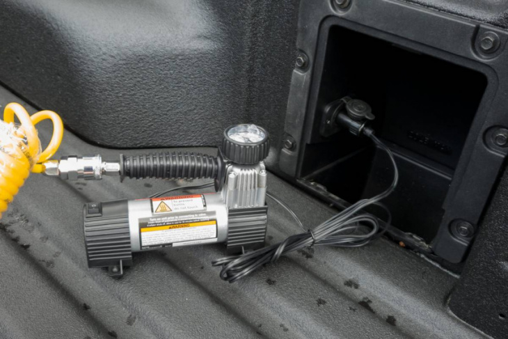 amazon, 2022 ford maverick bed diy: adding a 12-volt socket and tire inflator