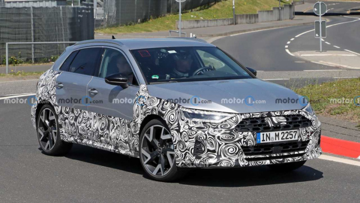 audi a3 allroad / a3 allstreet spied on the nurburgring