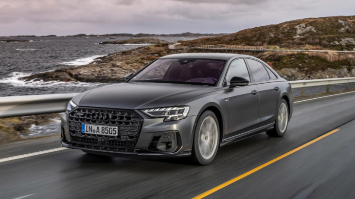 bright thinking: audi a8 headlights can revolutionise safety