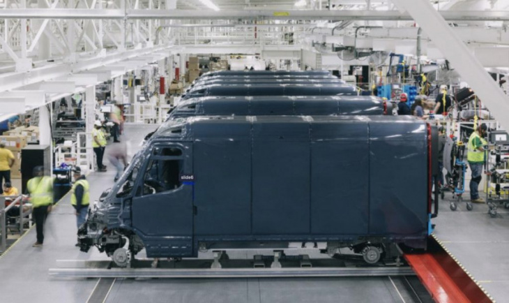 amazon, rivian warns amazon delivery van production threatened by seat supplier