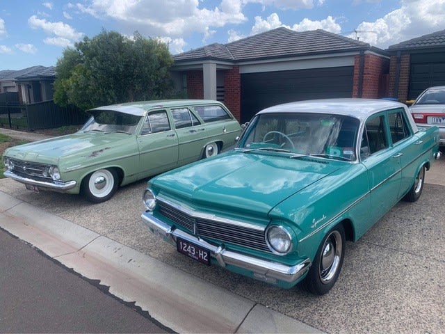 holden eh restoration project - in the build
