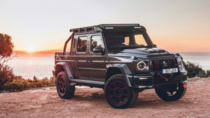 brabus 900 xlp brings back the g-class pickup truck with 888 hp