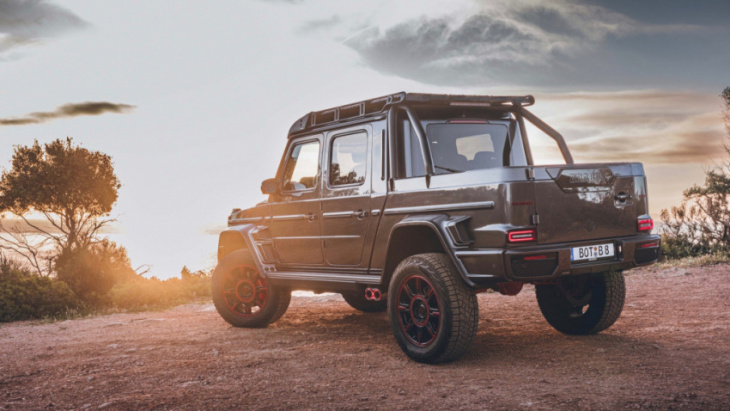 brabus 900 xlp brings back the g-class pickup truck with 888 hp