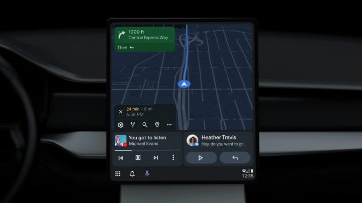 android, android auto updated: gets better ui & split-screen interface