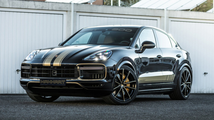 the manhart cayenne crt 800 is a 796bhp coupe-suv