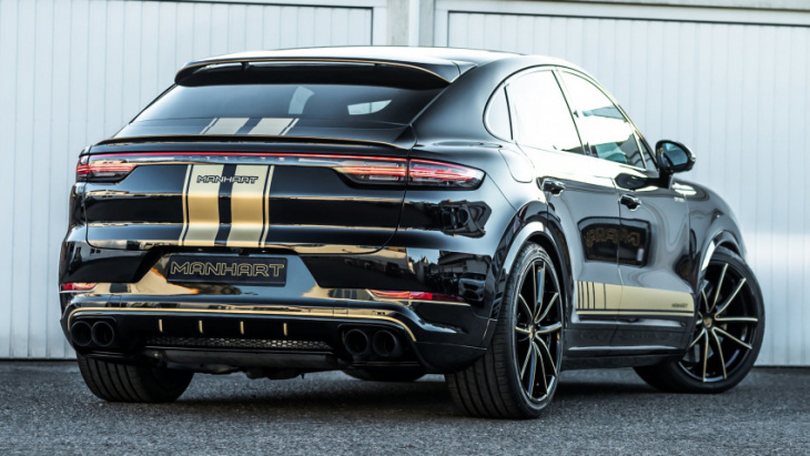 the manhart cayenne crt 800 is a 796bhp coupe-suv