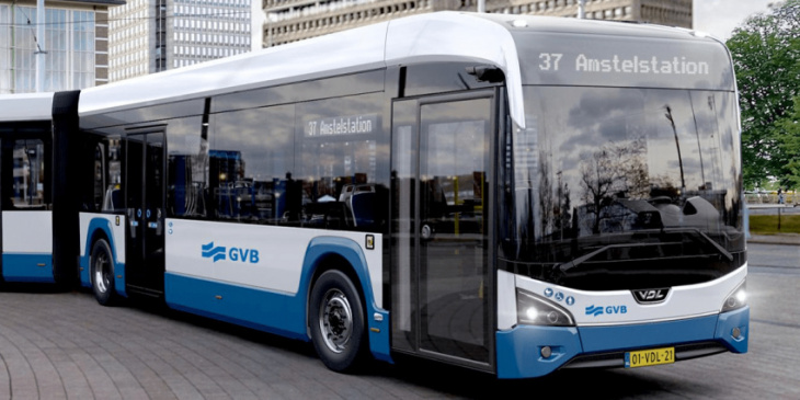 amsterdam goes for another 84 vdl electric buses