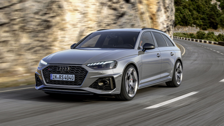 audi has unveiled new competition and competition plus packs for the rs4 and rs5