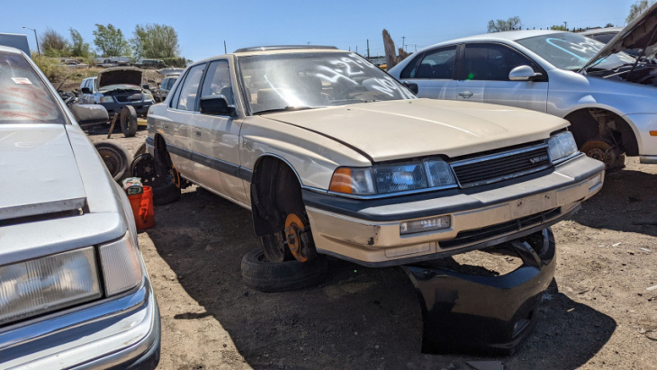 1988 acura legend sedan is junkyard treasure