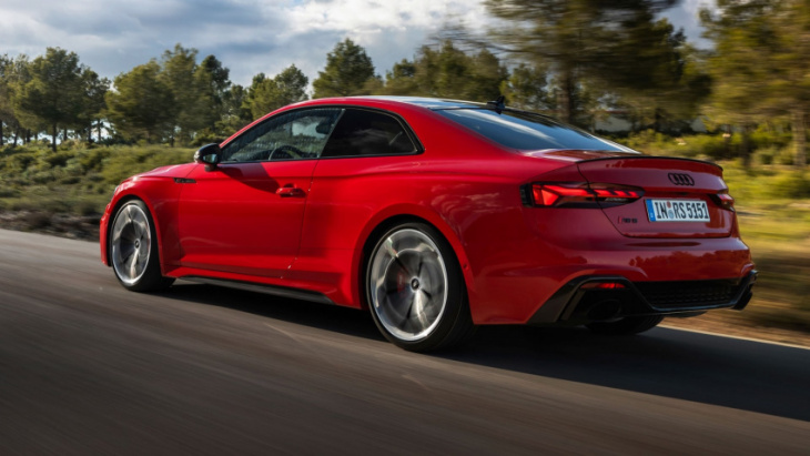 2023 audi rs5 competition package is faster, louder, lighter
