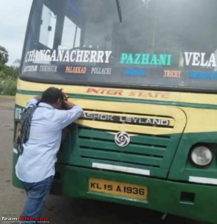 a man & his emotional connect with a decade-old ksrtc bus