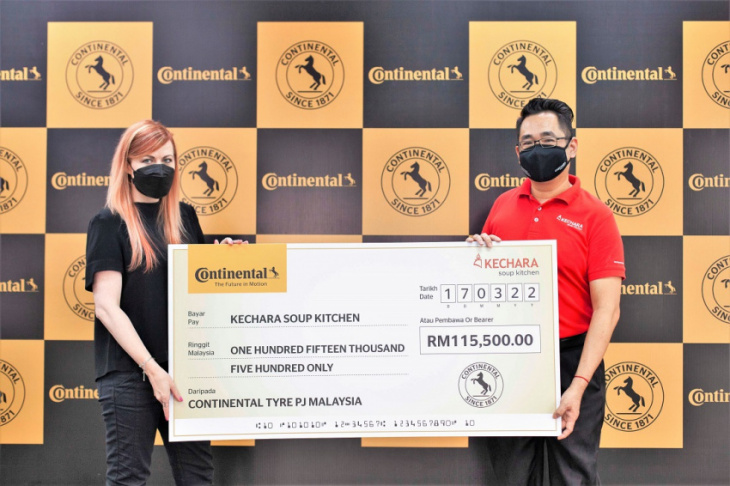 continental wheely great 150 years campaign collected rm115k for kechara soup kitchen