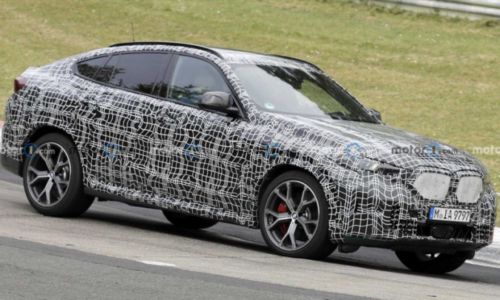mid cycle bmw x6 spied rapidly lapping in the nürburgring