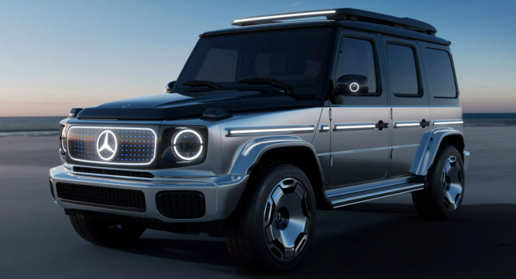 mercedes g-class ev will offer optional silicon anode chemistry battery pack