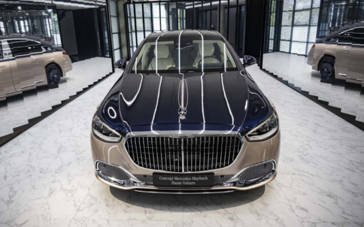 mercedes-benz maybach haute voiture concept brings high fashion to the car