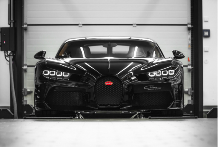 bugatti chiron super sport produces 1,596 hp on the dyno