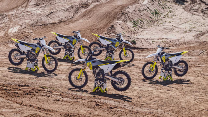 2023 husqvarna motocross bikes leap out of the factory with upgrades