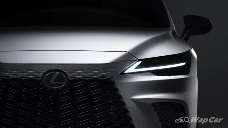 all-new 2023 lexus rx to debut on 1-june; model to get tnga chassis, phev tech for the first time