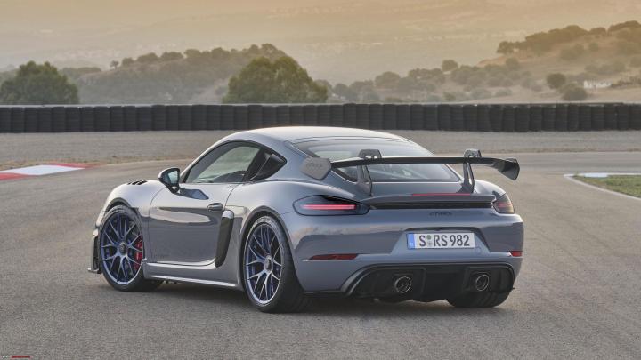 porsche 718 cayman gt4 rs launched at rs. 2.54 crore
