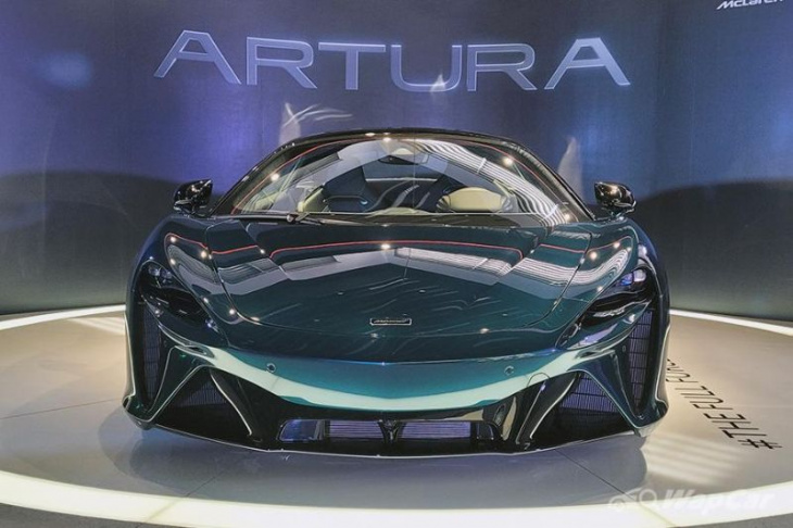 priced from rm 1 mil, the mclaren artura is a hybrid supercar that's more fuel efficient than a saga!