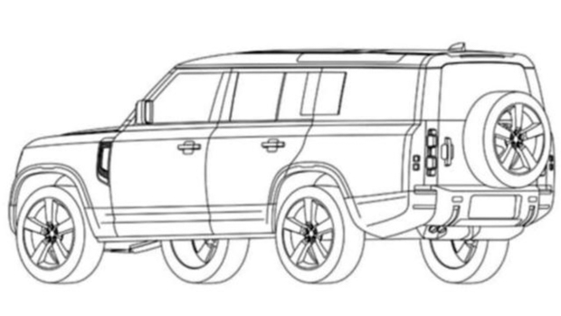 land rover defender 130 2023: eight-seat off-roader to debut in june