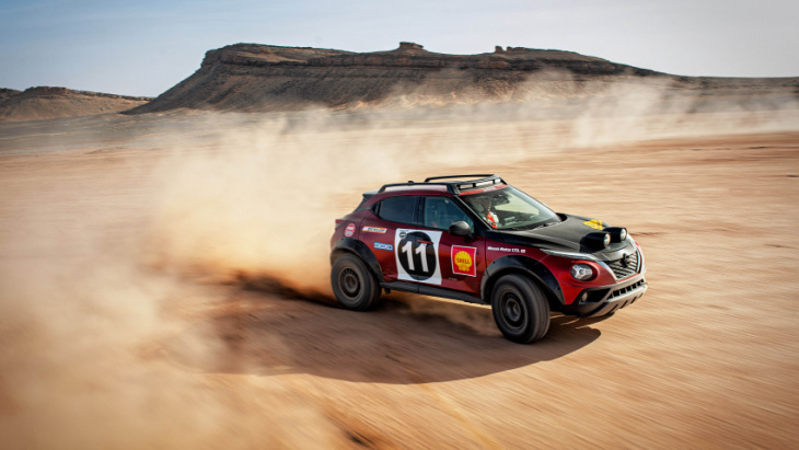 nissan has actually built its rally-spec juke concept