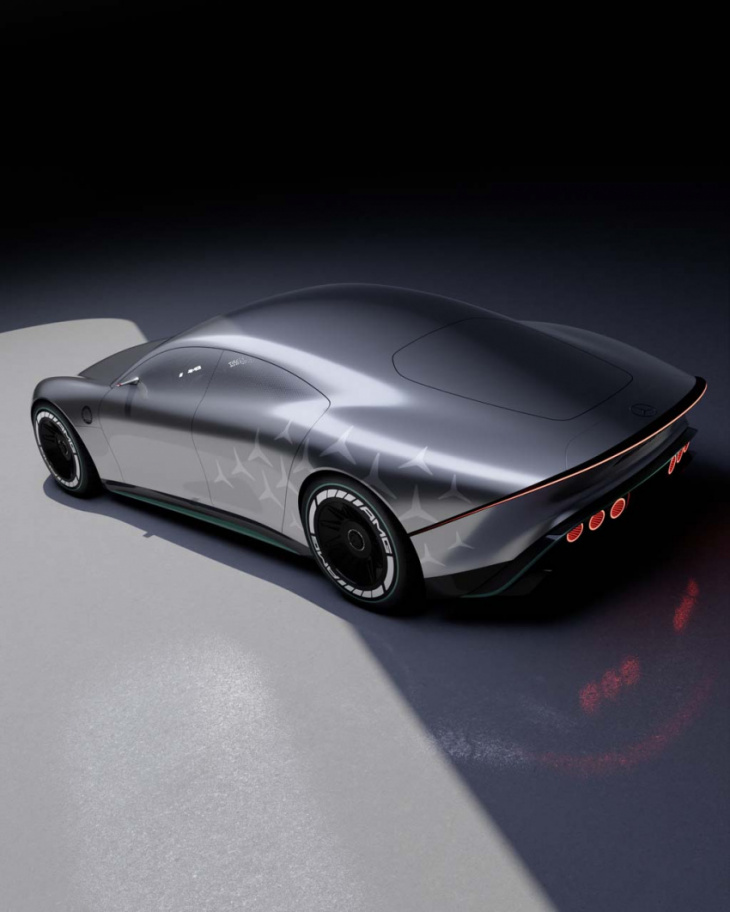 mercedes vision amg concept previews brand's electric performance car car future