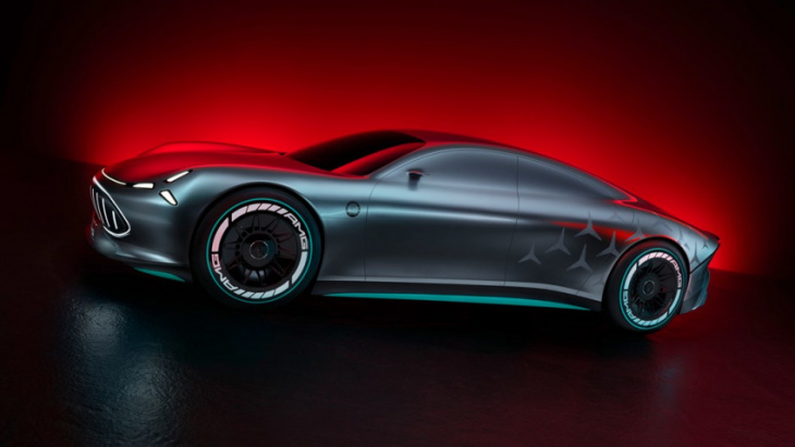 mercedes vision amg concept reveals electric performance future
