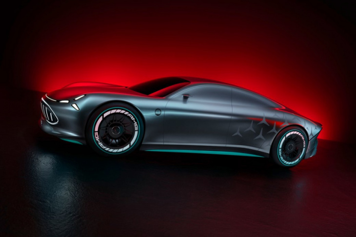 mercedes vision amg concept reveals electric performance future