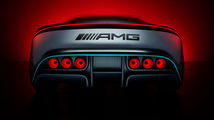 mercedes-amg vision amg: all-electric four-door coupe concept revealed