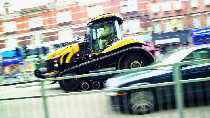 amazon, from the archives: commuting in the agco challenger mt875b