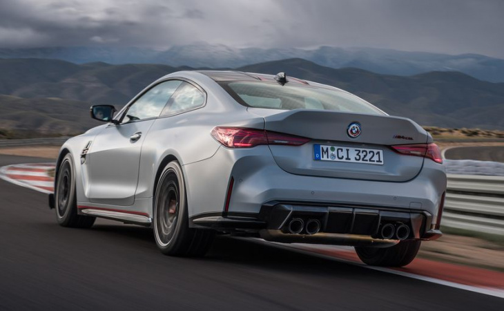 bmw m4 csl debuts as a stripped down 542 bhp track-focused coupe