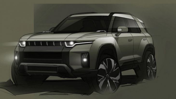 new 2023 ssangyong torres teased in fresh images