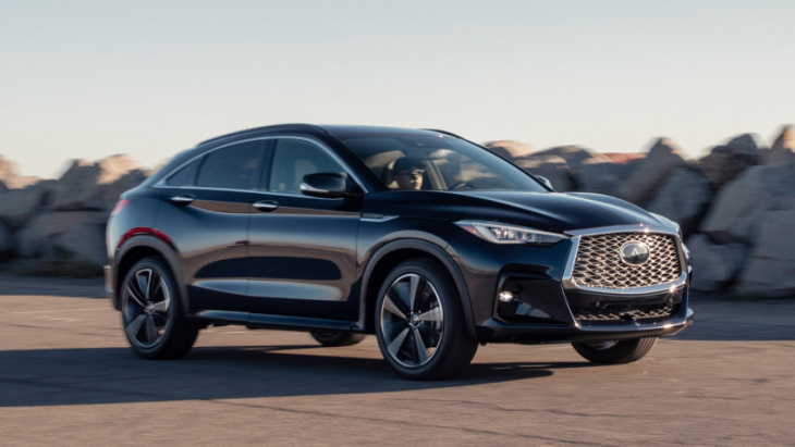 android, 2022 infiniti qx55 essential awd first test: decidedly decent