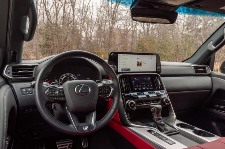 android, test drive: 2022 lexus lx 600 f sport modernizes and perplexes