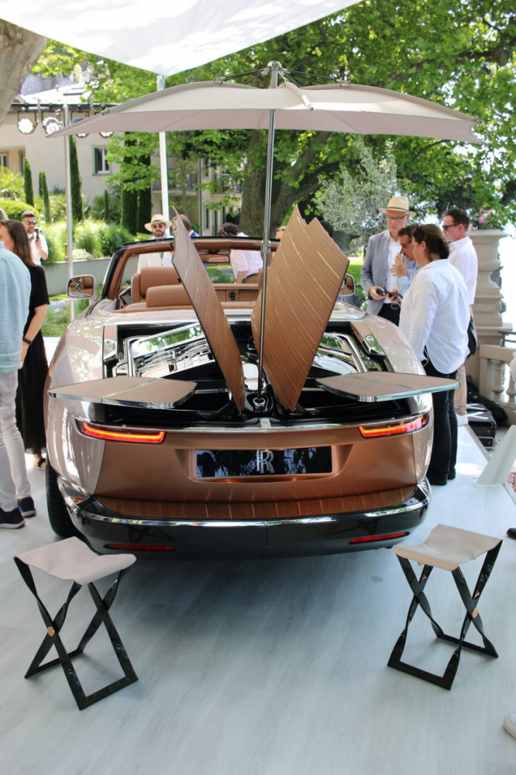 the second rolls-royce boat tail is a $28 million symphony of brown