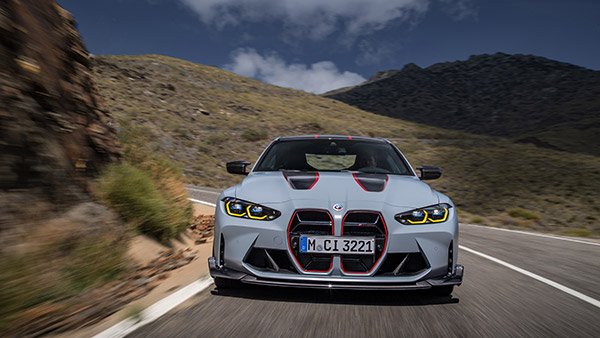 bmw m4 csl revealed with 542bhp - ultralight m4 drops 100 kilos, gains iconic badge